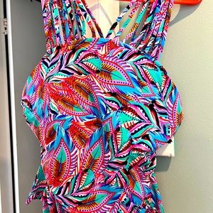 Penbroke Tankini. NWT. Size 16. Tummy control.